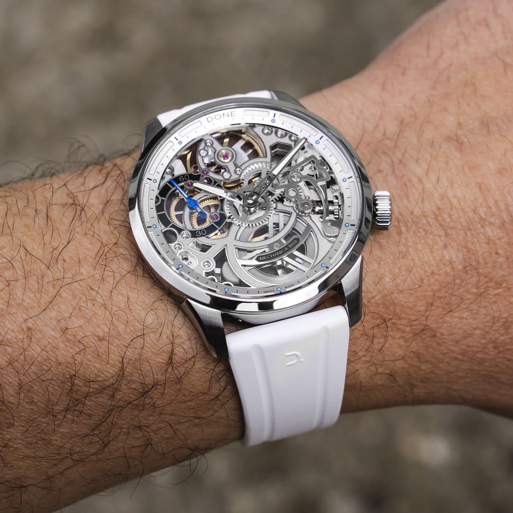 #Bracelet_Caoutchouc blanc, #Bracelet_White rubber