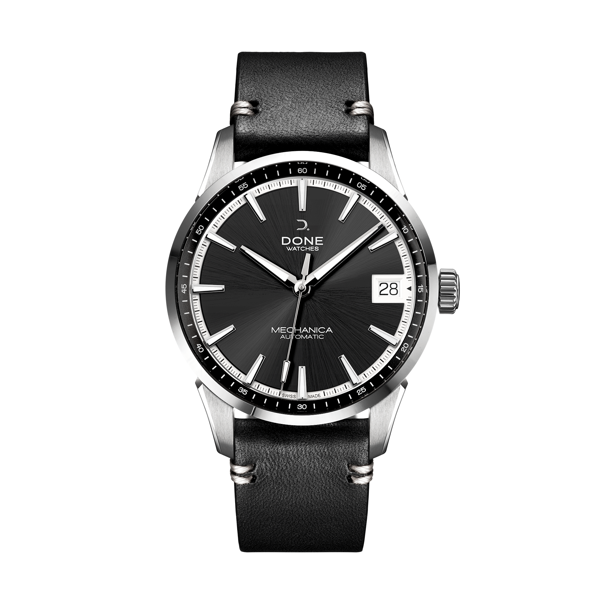 #Bracelet_Cuir Noir, #Bracelet_Black leather