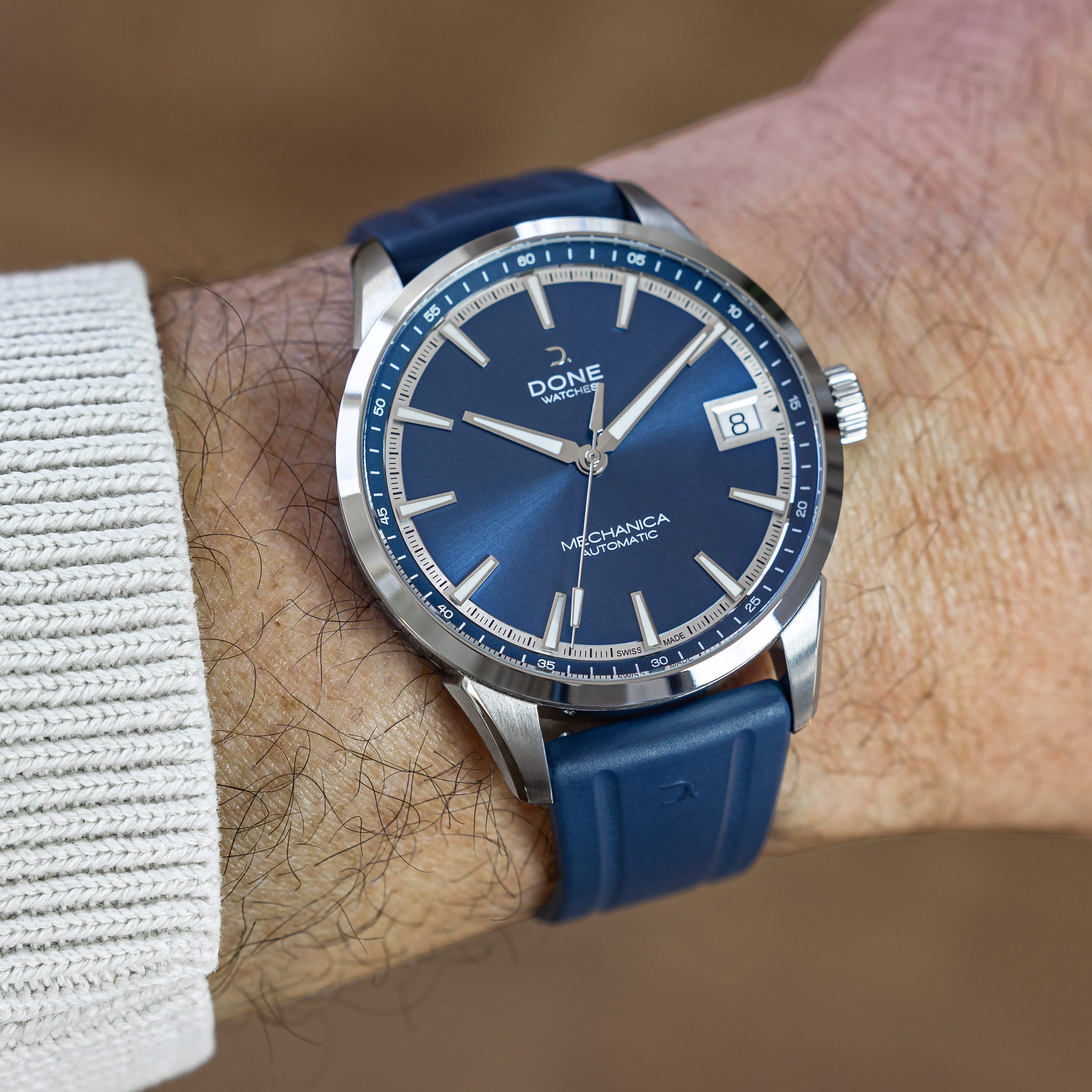 #Bracelet_Caoutchouc bleu, #Bracelet_Blue rubber