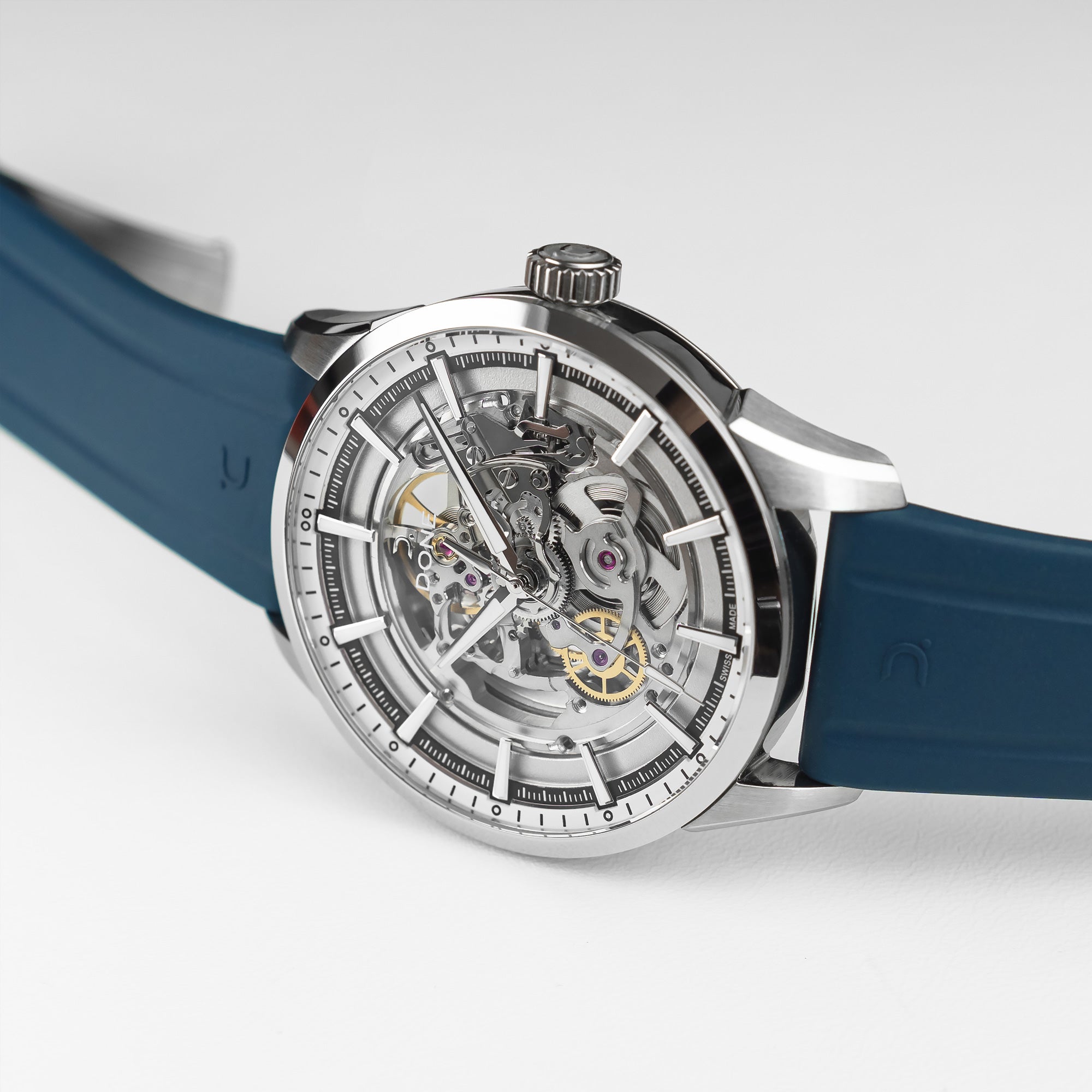 #Bracelet_Caoutchouc bleu, #Bracelet_Blue rubber