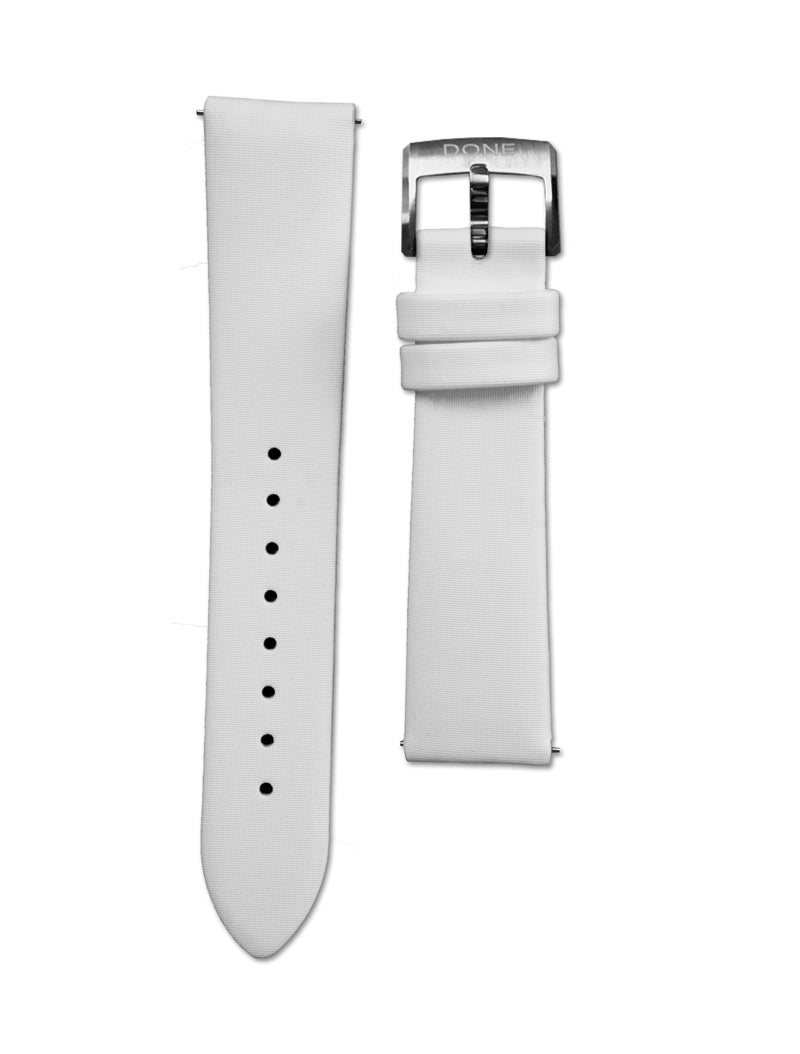 SATIN BLANC - 18/16MM - ARDILLON ACIER
