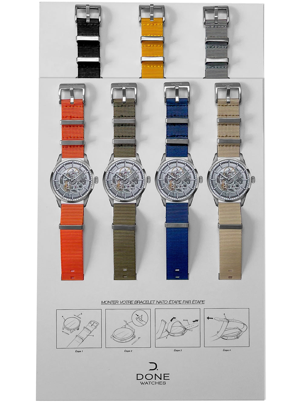 NATO PACK - 20MM STRAPS - STEEL