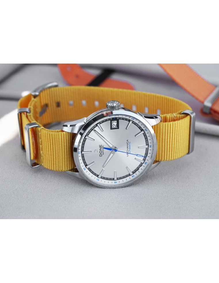 Bracelet 20mm - NATO jaune sur boucle acier