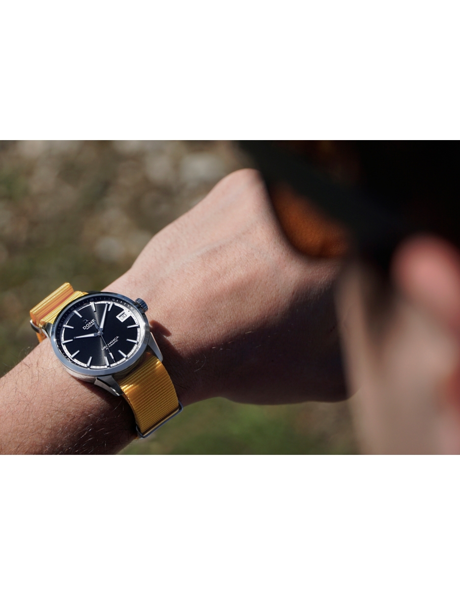 NATO Strap 20mm - Yellow with s-steel buckle