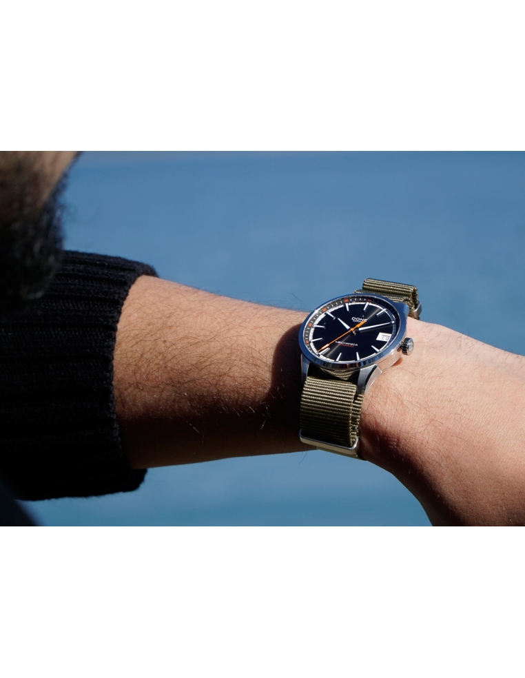 NATO Strap 20mm - Olive green with s-steel buckle