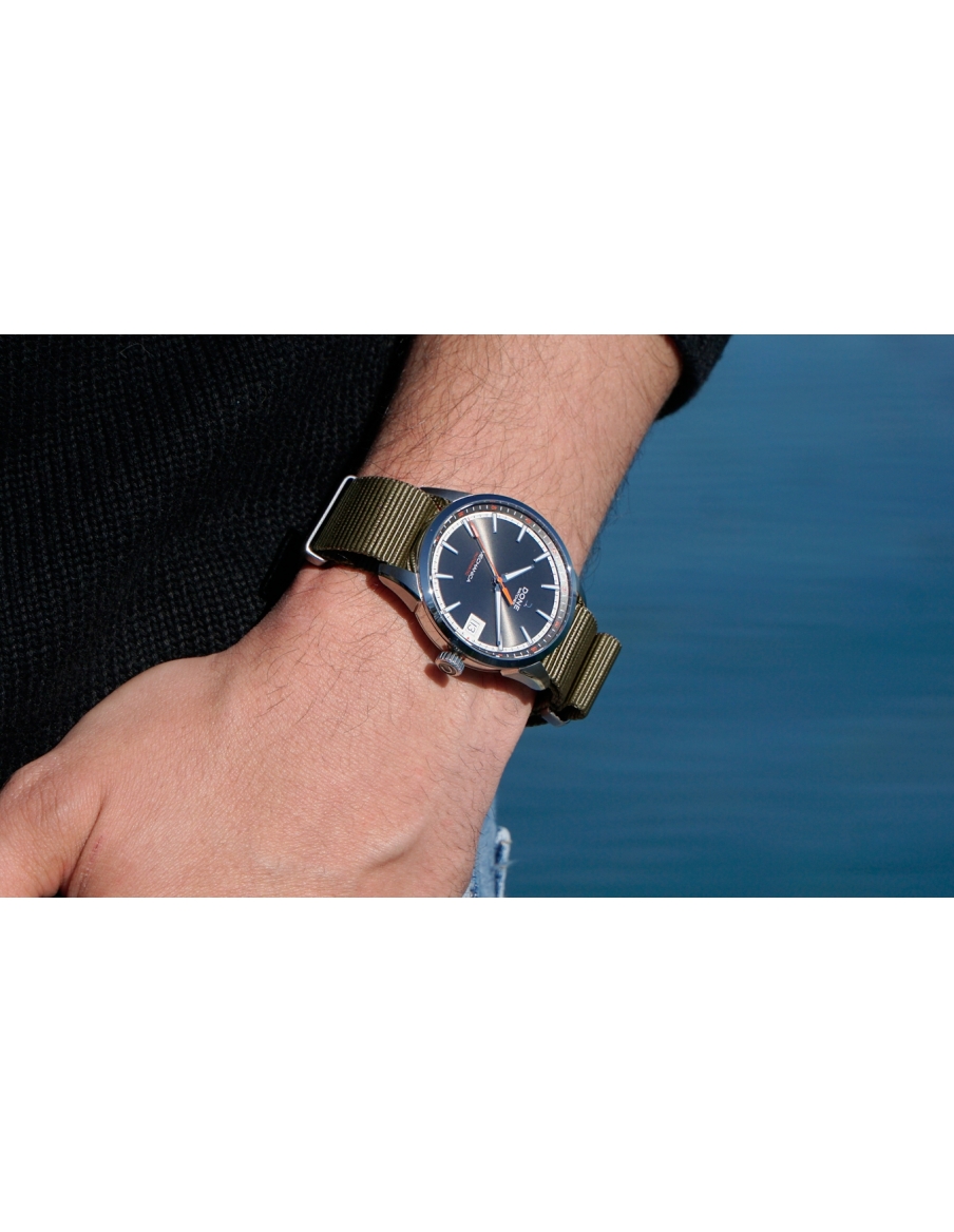 NATO Strap 20mm - Olive green with s-steel buckle