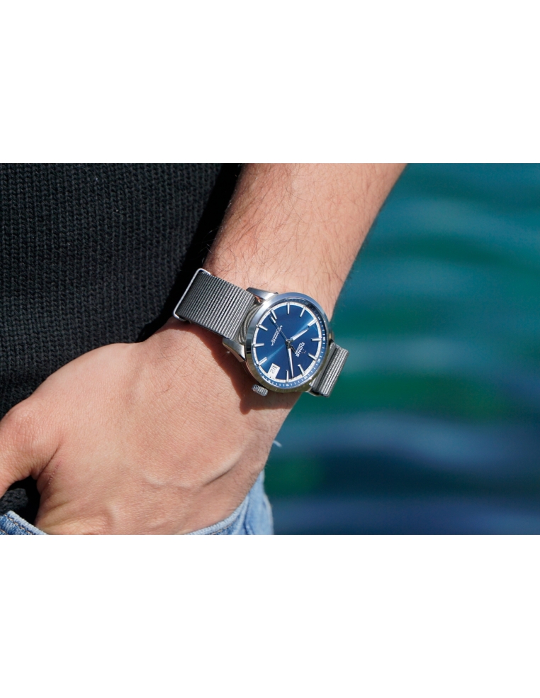 NATO Strap 20mm - Grey with s-steel buckle