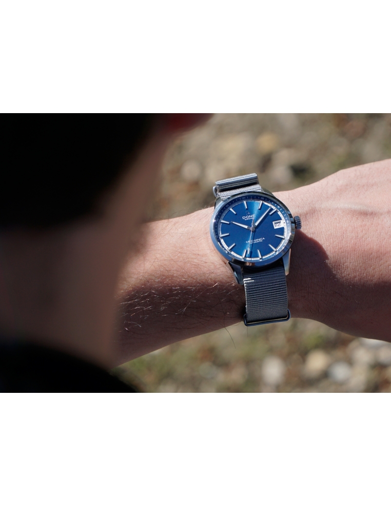 NATO Strap 20mm - Grey with s-steel buckle