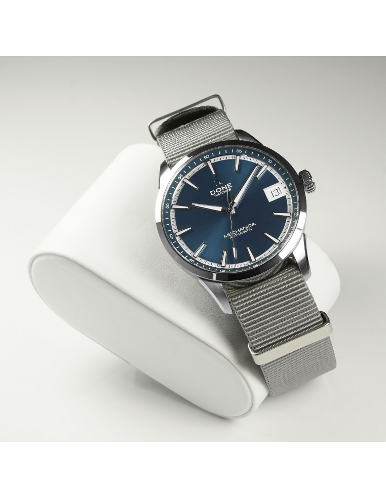 NATO Strap 20mm - Grey with s-steel buckle