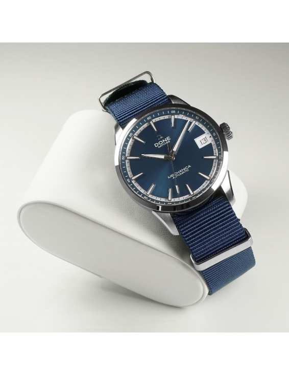 NATO Strap 20mm - Blue with s-steel buckle 2