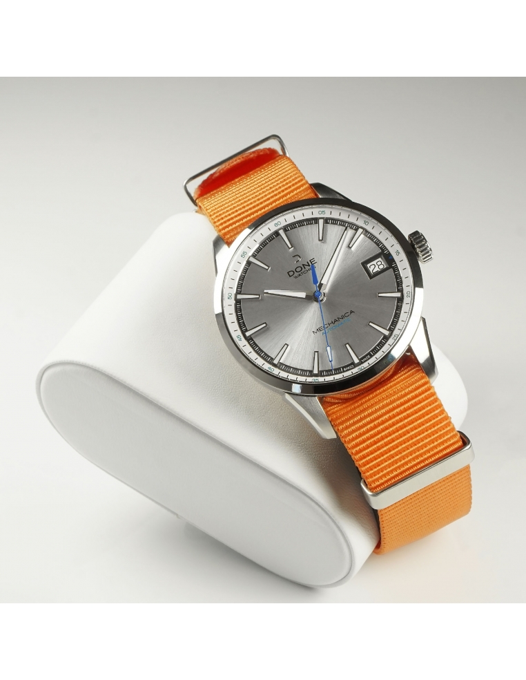 Bracelet 20mm - NATO orange sur boucle acier