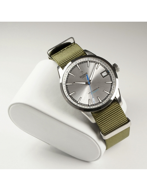 NATO Strap 20mm - Olive green with s-steel buckle 2