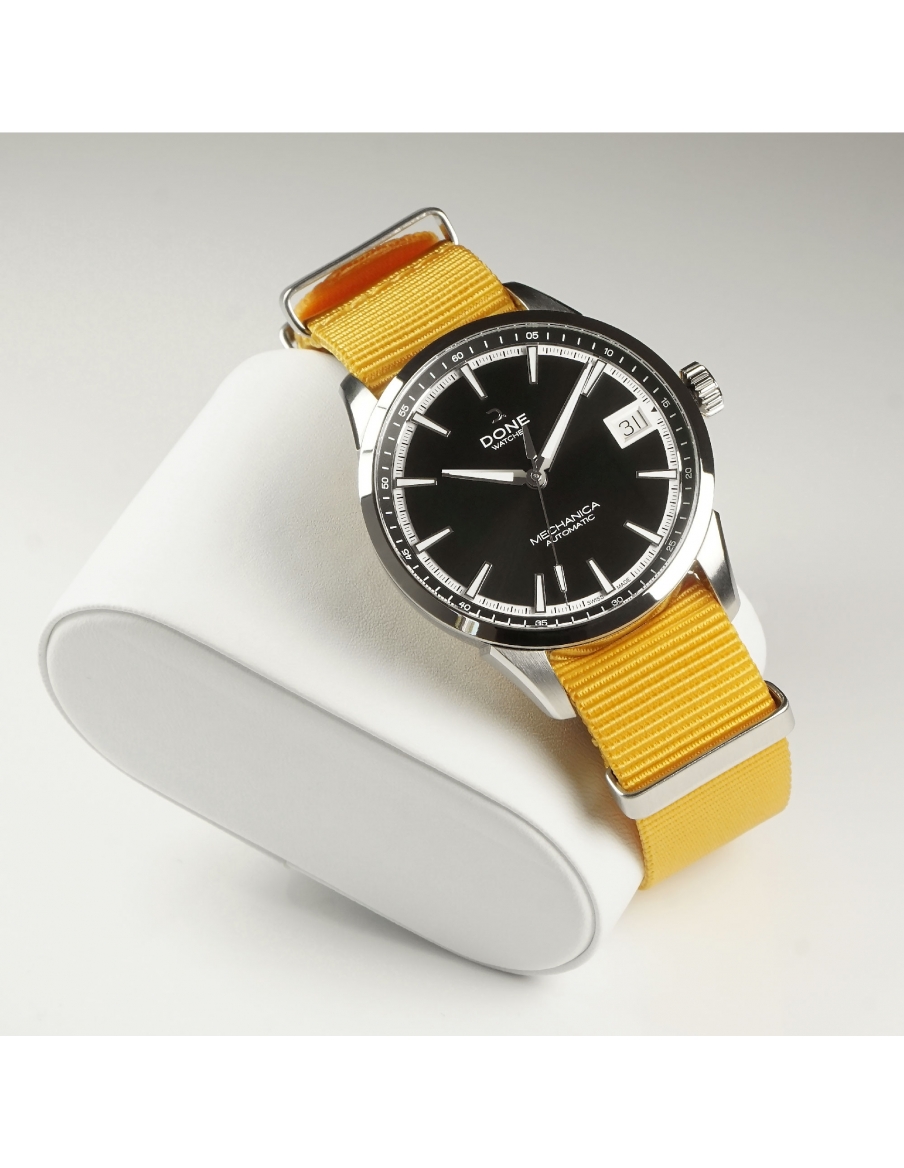 Bracelet 20mm - NATO jaune sur boucle acier