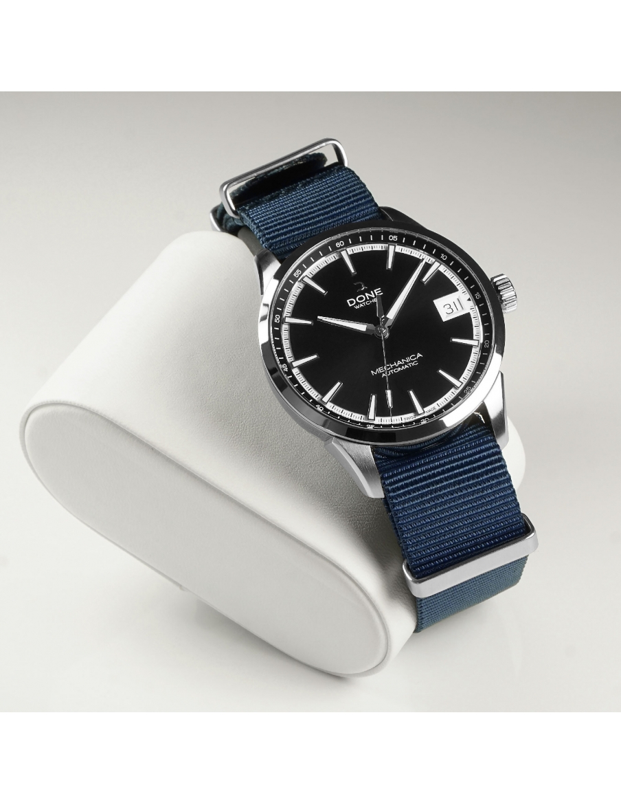 NATO Strap 20mm - Blue with s-steel buckle