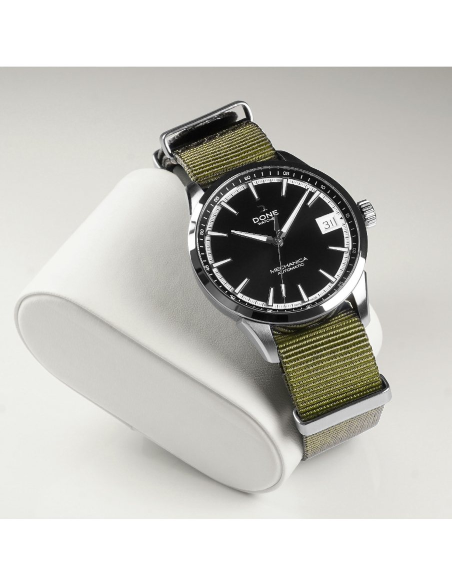 NATO Strap 20mm - Olive green with s-steel buckle
