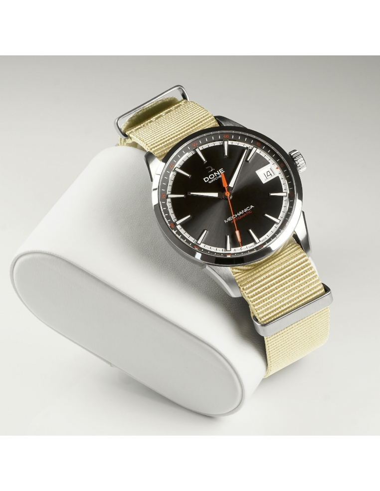 Bracelet 20mm - NATO beige sur boucle acier