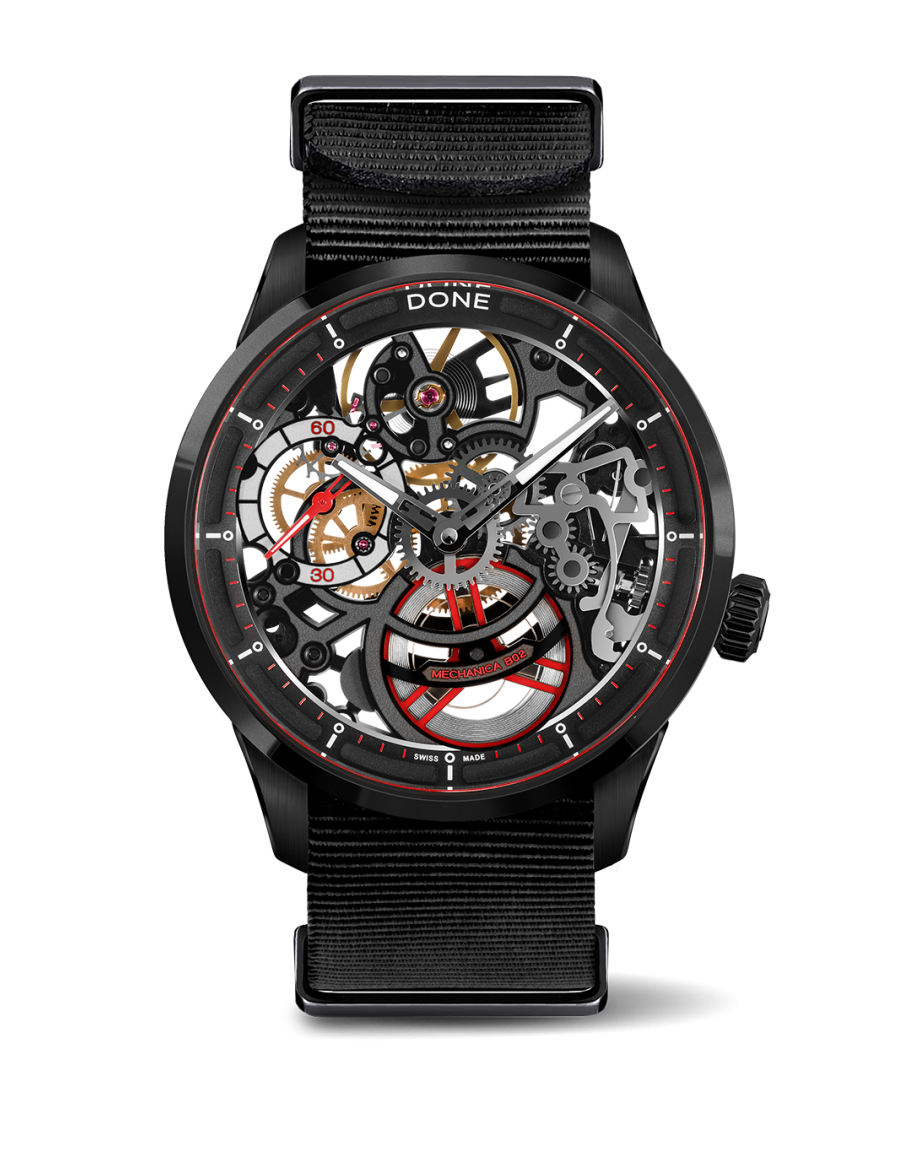 MECHANICA B02 TITANE / PVD Noir