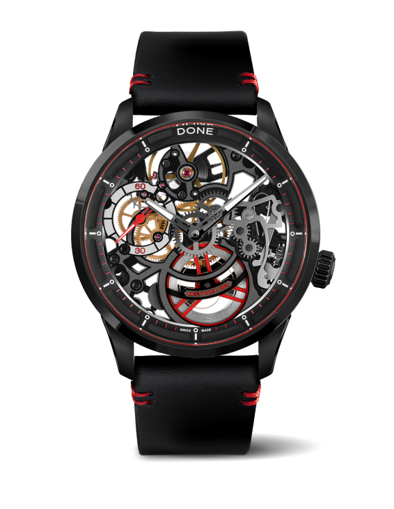 MECHANICA B02 TITANE / DLC Noir