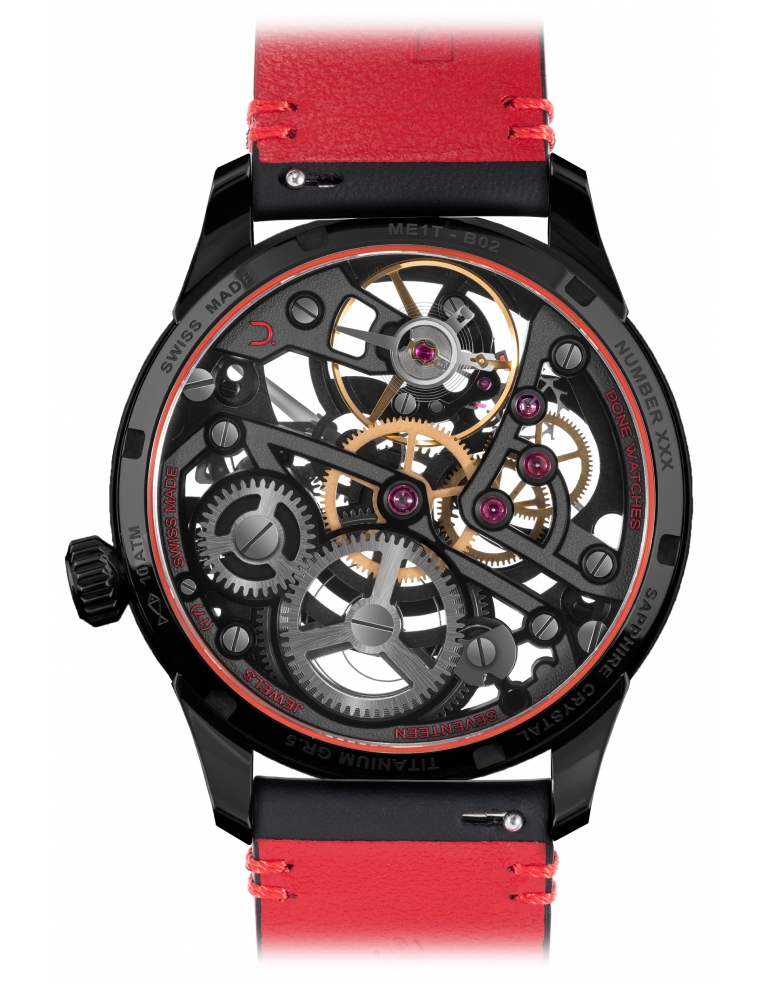 Mechanica B02 Skeleton Titanium - Black PVD ⌚ Mechanic