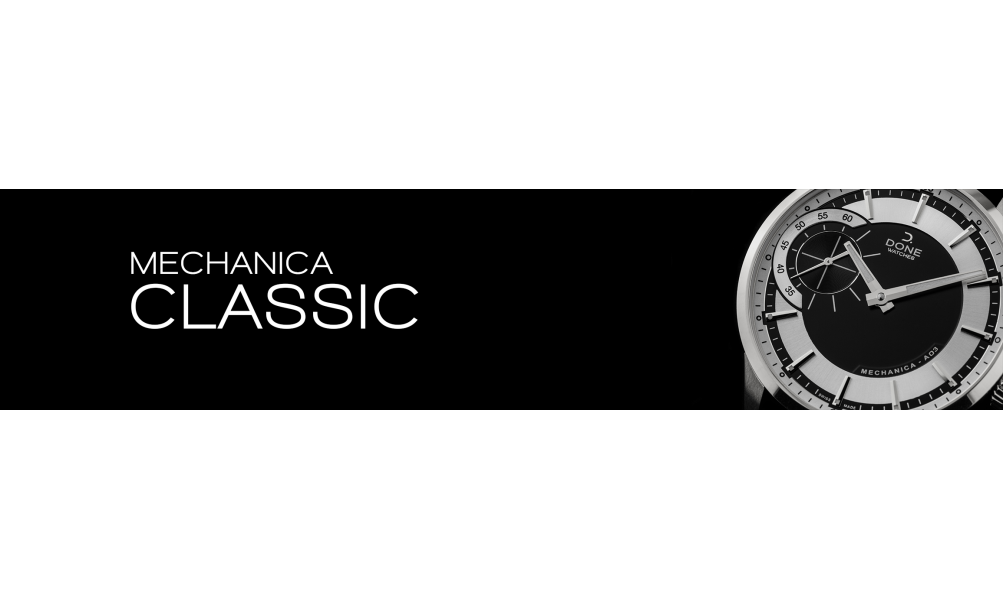 Montres Mécaniques Swiss Made › Collection Mechanica Classique ⌚ Donewatches.ch