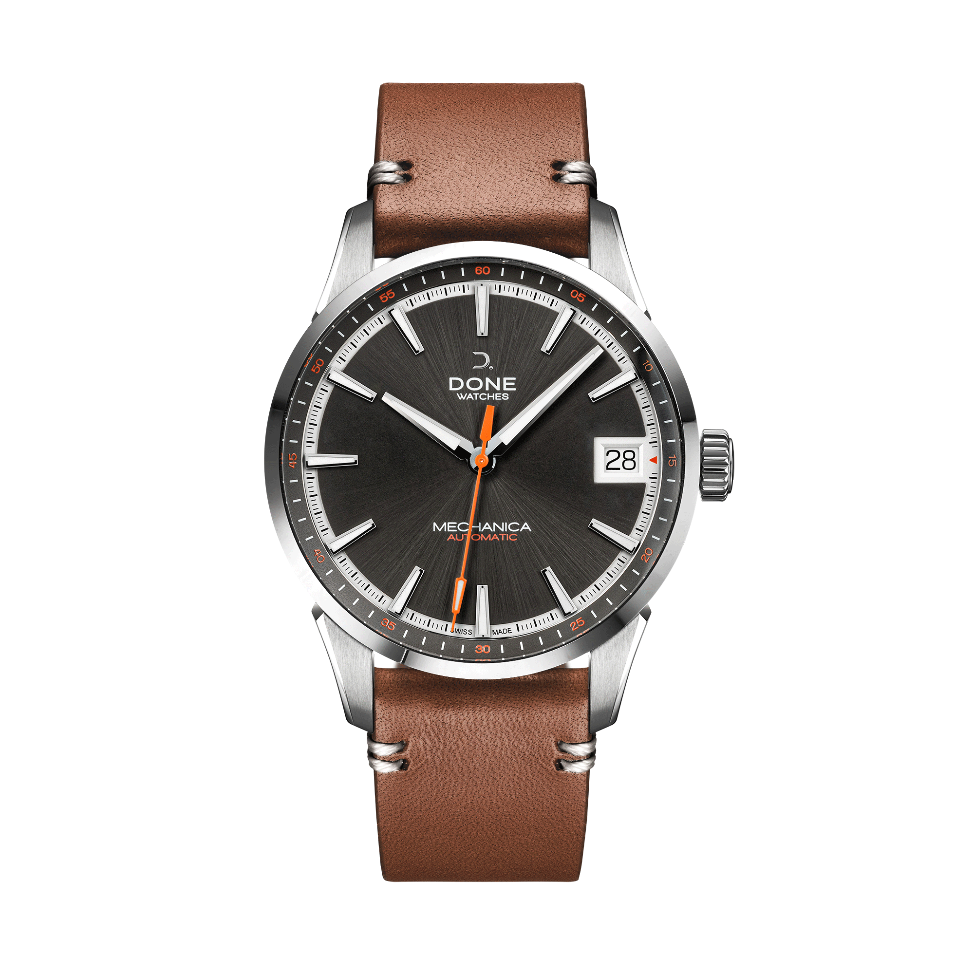 #Bracelet_Cuir brun, #Bracelet_Brown leather