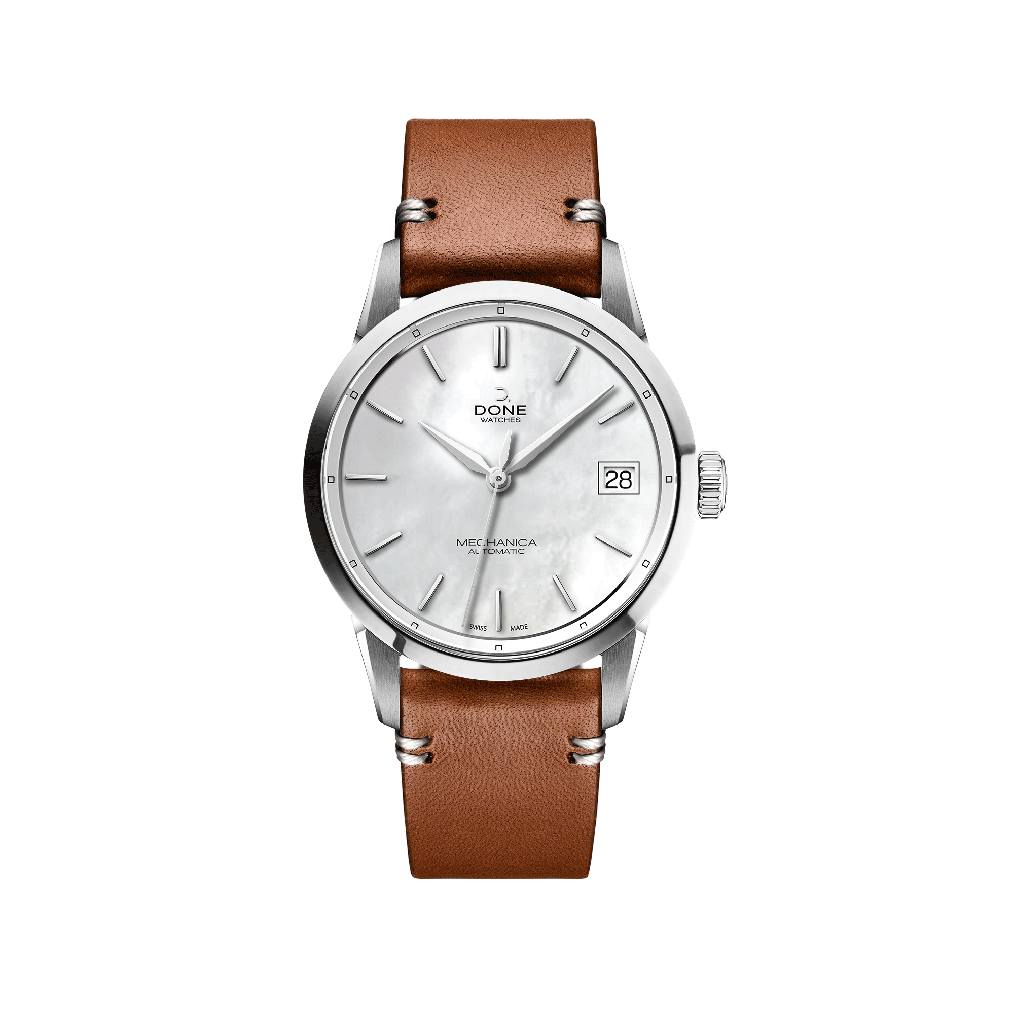 #Bracelet_Cuir brun, #Bracelet_Brown leather