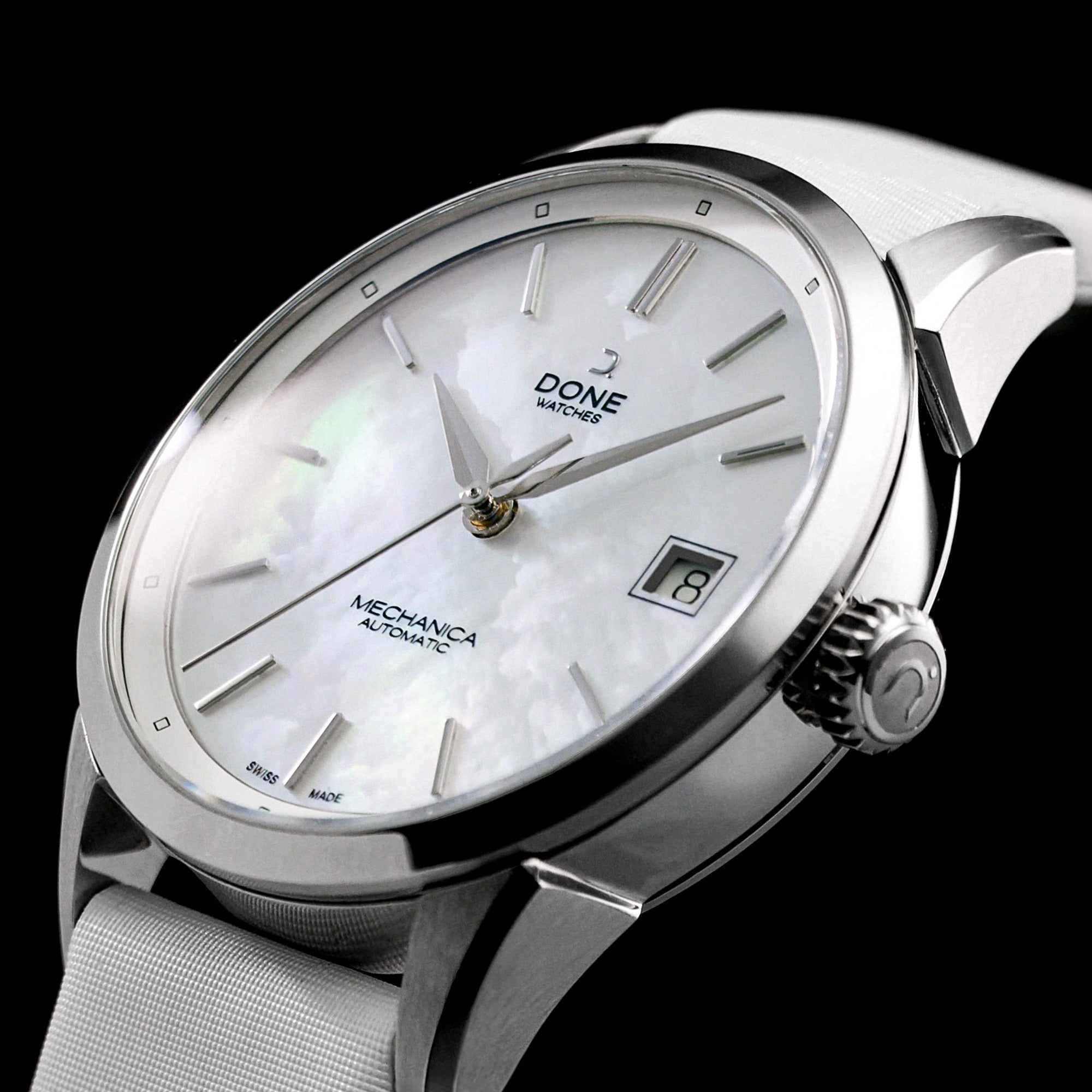 #Bracelet_Satin blanc, #Bracelet_White satin