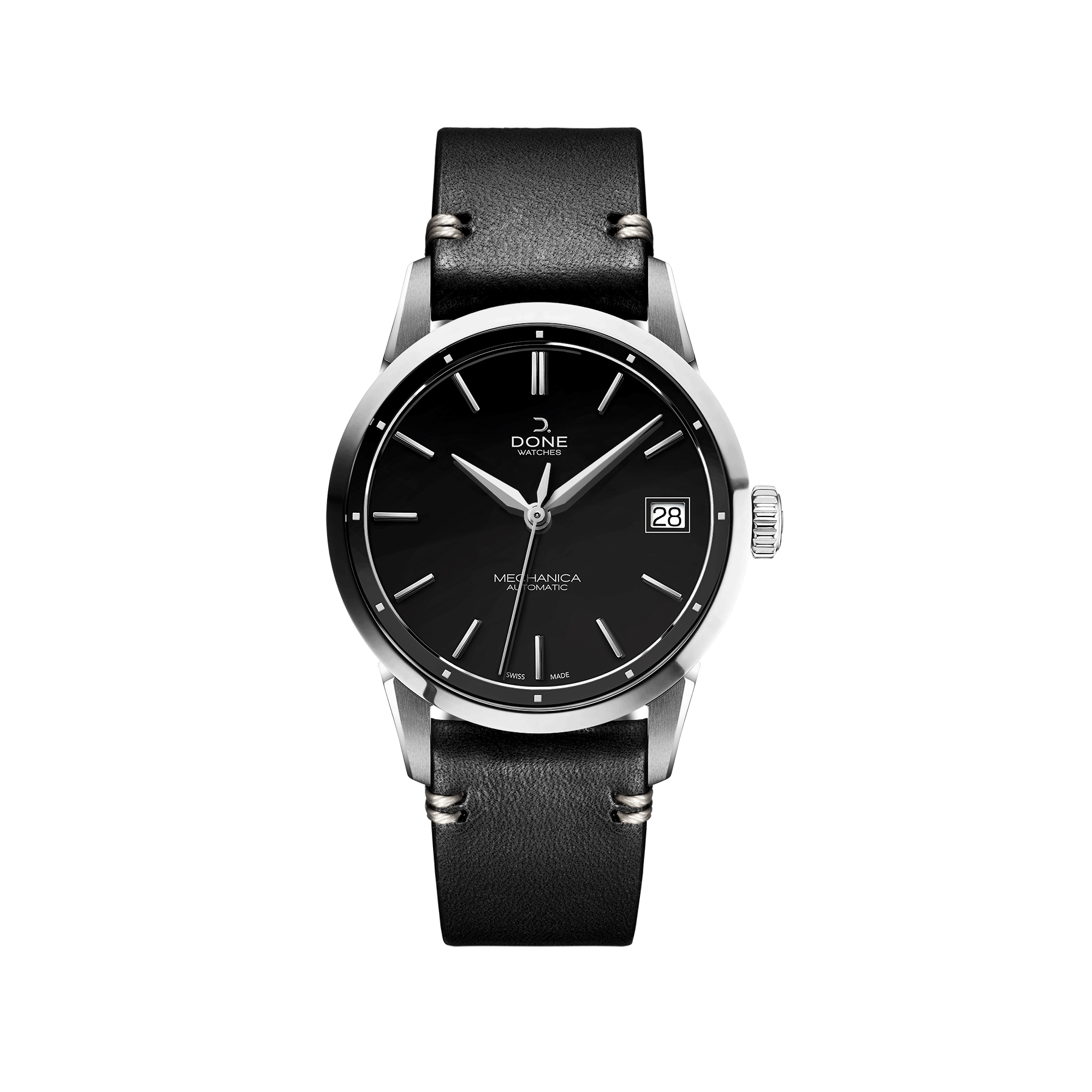 #Bracelet_Cuir Noir, #Bracelet_Black leather