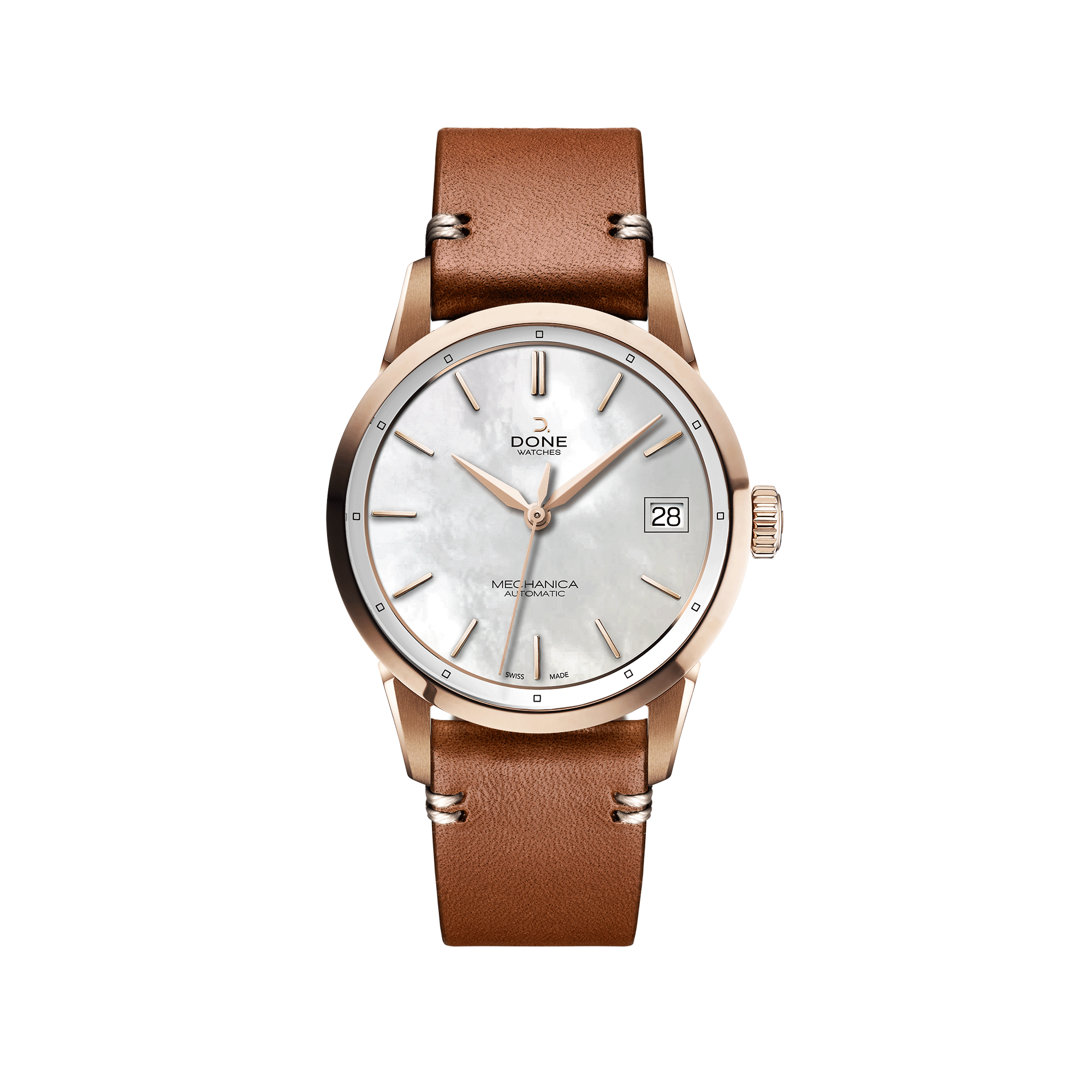 #Bracelet_Cuir brun, #Bracelet_Brown leather