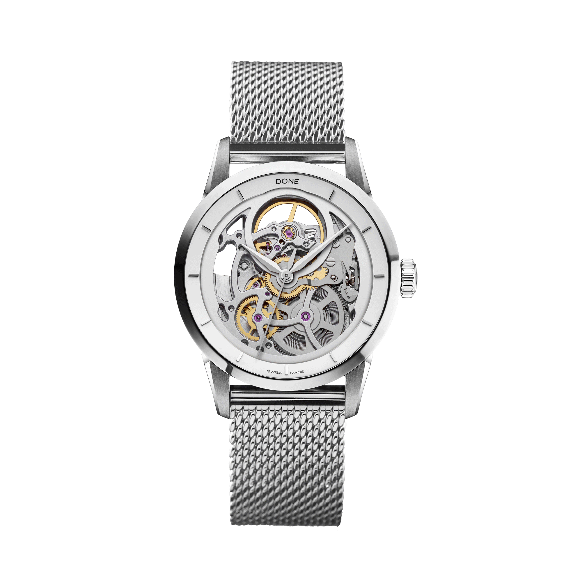 #Bracelet_Milanais acier, #Bracelet_S-Steel mesh band