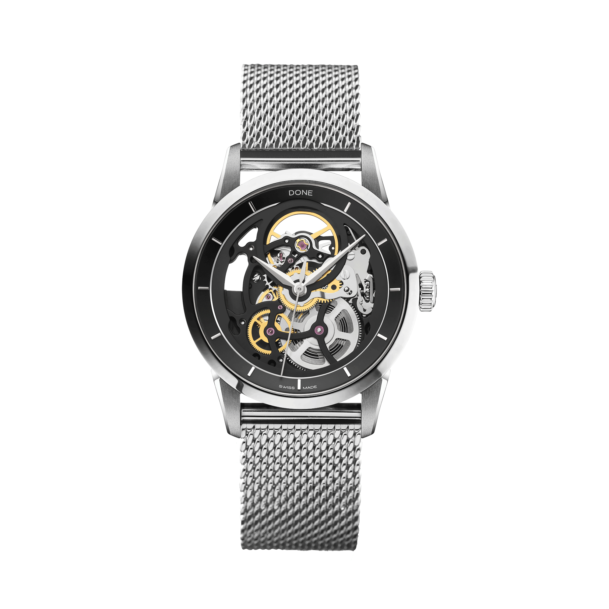 #Bracelet_Milanais acier, #Bracelet_S-Steel mesh band
